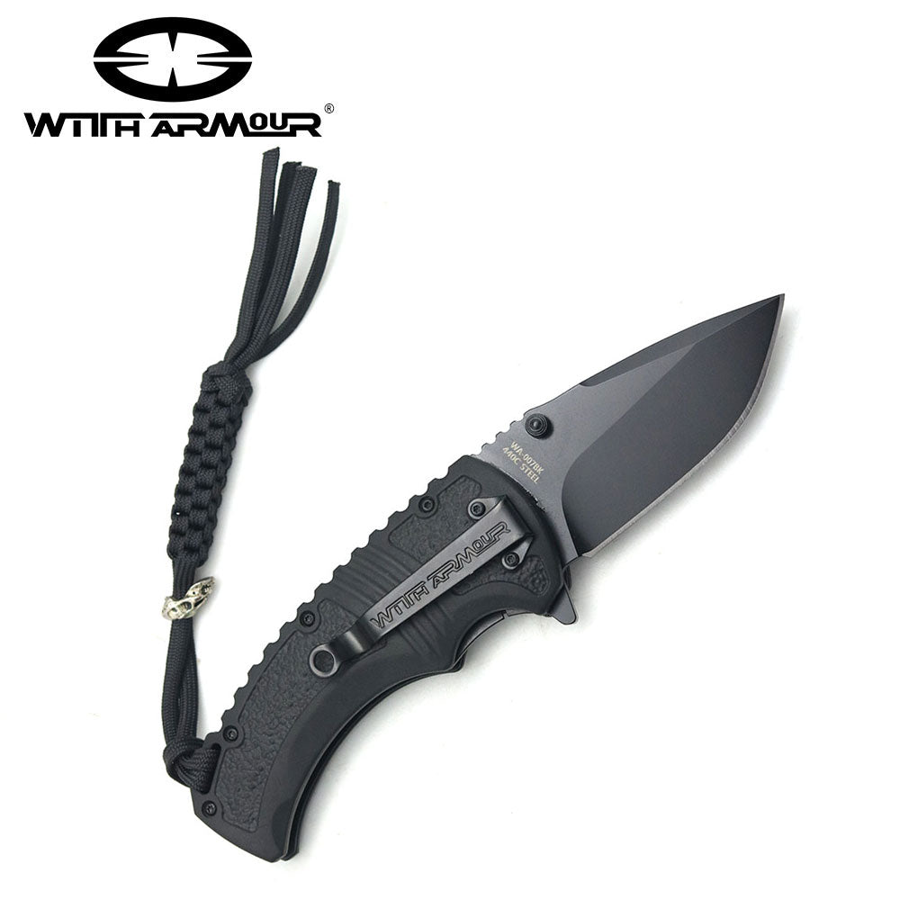 Black B (WA-007BK) 4.75 inch pocket knife - WithArmour – Witharmour