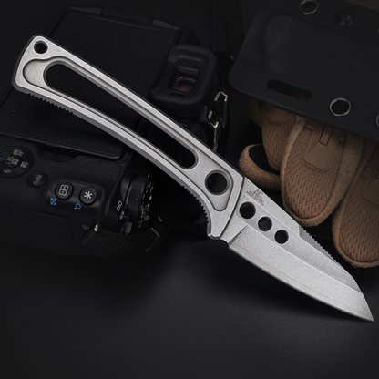 Cobra| HQ-OUTDOOR EDC NECK FIXED BLADE KNIFE| WA Steel（3Cr13-VG10-3Cr13）