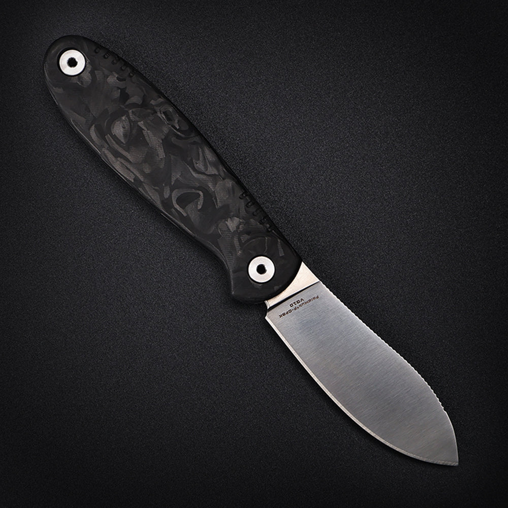 FoldMuk²F-CFBK | HQ EDC SLIP-JOINT FOLDING NECK KNIFE | VG10