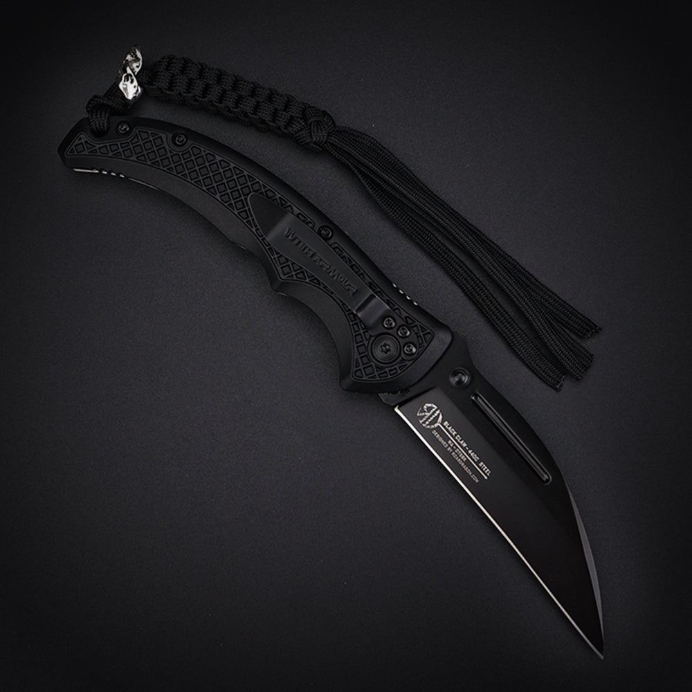 WA-075BK- Black Claw - 4.5 inch pocket knife