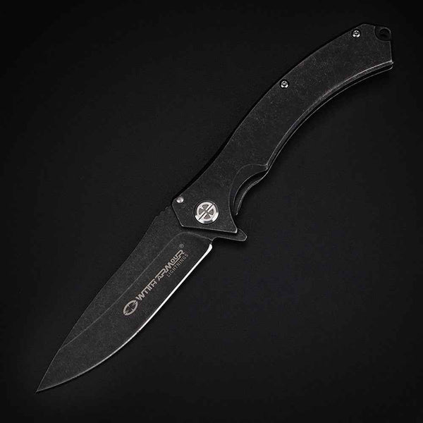 【未開封】Naif Amour・17ans ナイーフ・アムール17ans Avalon-BK Folding Knife | Stone Wash Finish | Witharmour
