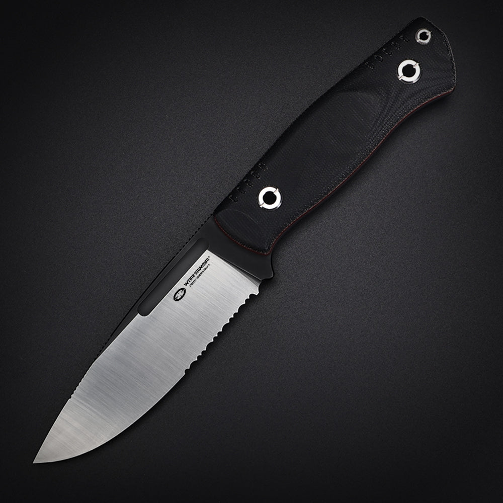 Mercenary-BK| HEAVY DUTY FIXED BLADE TACTIAL KNIFE | 12C27 Steel