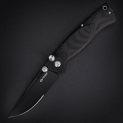 MercenaryF-BK | HEAVY DUTY SLIP-JOINT & PIN-LOCK FOLDING TACTICAL KNIFE | 12C27 Steel