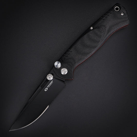 MercenaryF-BK | HEAVY DUTY SLIP-JOINT & PIN-LOCK FOLDING TACTICAL KNIFE | 12C27 Steel