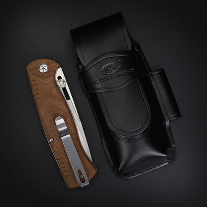 MercenaryF-TN | HEAVY DUTY SLIP-JOINT & PIN-LOCK FOLDING OUTDOOR KNIFE | 12C27 Steel