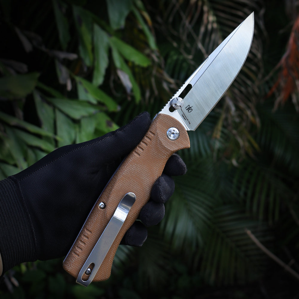 MercenaryF-TN | HEAVY DUTY SLIP-JOINT & PIN-LOCK FOLDING OUTDOOR KNIFE | 12C27 Steel