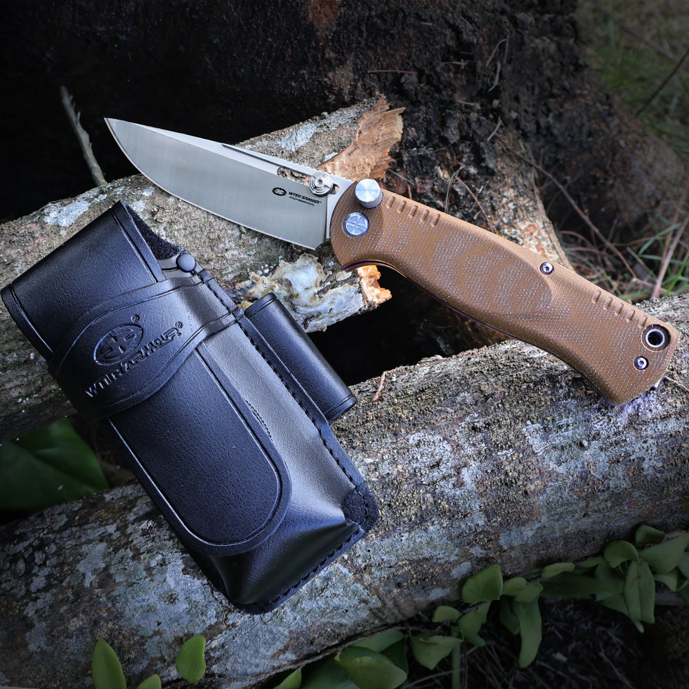 MercenaryF-TN | HEAVY DUTY SLIP-JOINT & PIN-LOCK FOLDING OUTDOOR KNIFE | 12C27 Steel