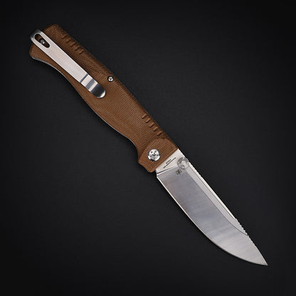 WoodlandsF-BR| HEAVY DUTY OUTDOOR SLIP-JOINT & PIN-LOCK FOLDING KNIFE | VG10