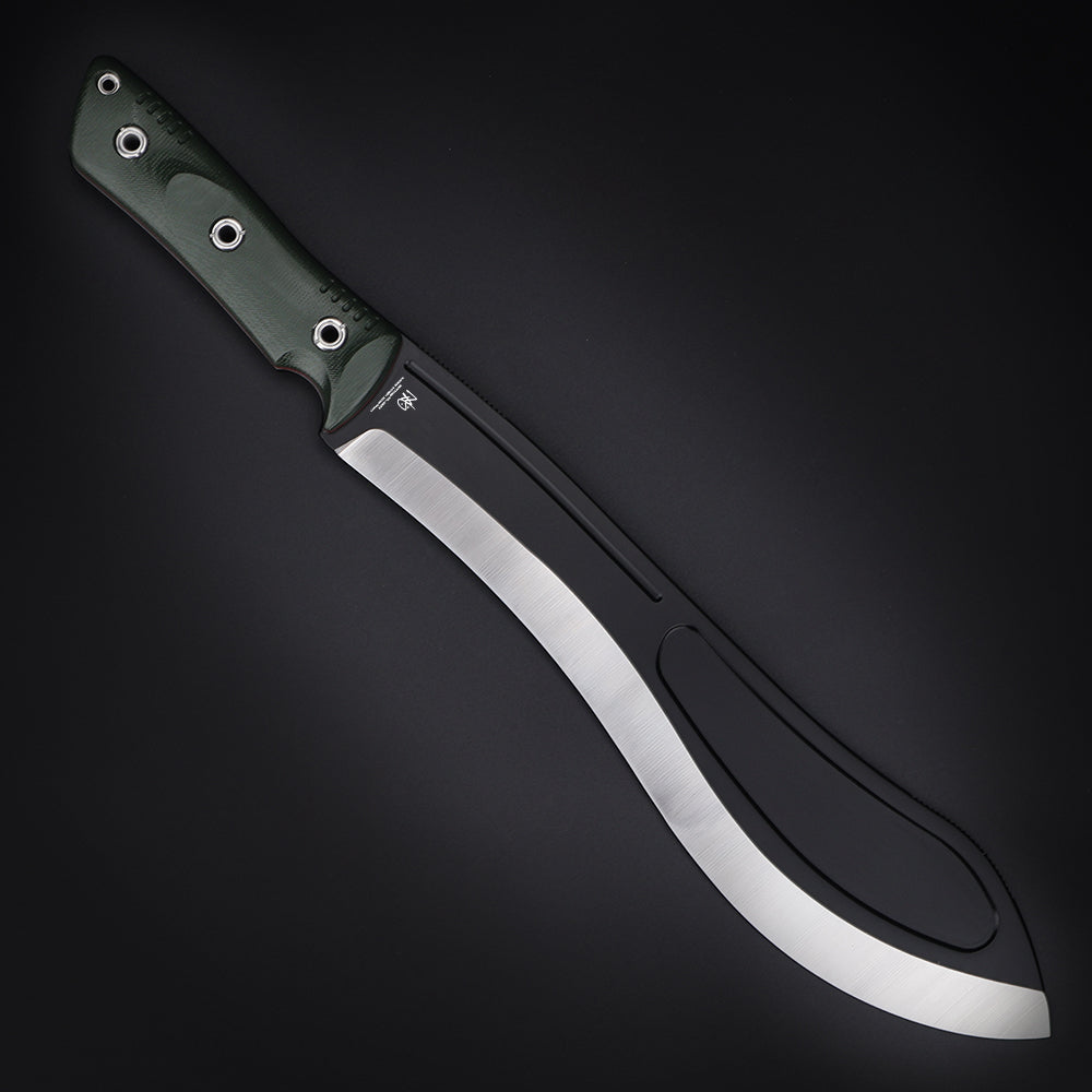 Beluga-LGN | HEAVY DUTY LARGE TACTICAL MACHETE | 1095 High Carbon Steel | Scandi Grinding