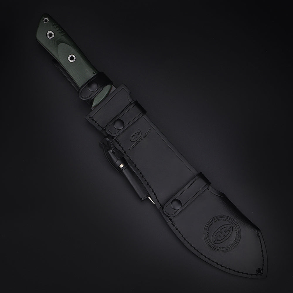 Beluga-LGN | HEAVY DUTY LARGE TACTICAL MACHETE | 1095 High Carbon Steel | Scandi Grinding