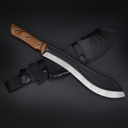 Beluga-LTN | HEAVY DUTY LARGE OUTDOOR MACHETE | 1095 High Carbon Steel | Scandi Grinding