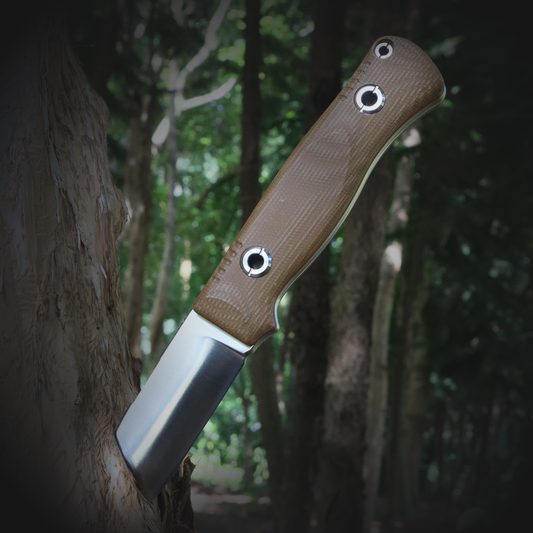 Woodlands-TN | HEAVY DUTY OUTDOOR FIXED BLADE KNIFE | VG10 | Convex Grinding