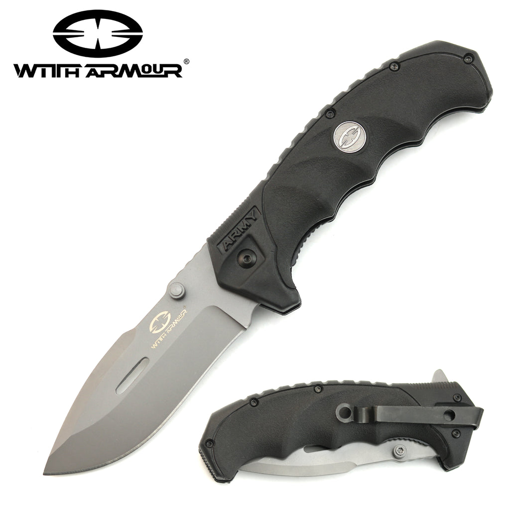 WA-020BK-Punisher - 5 inch pocket knife