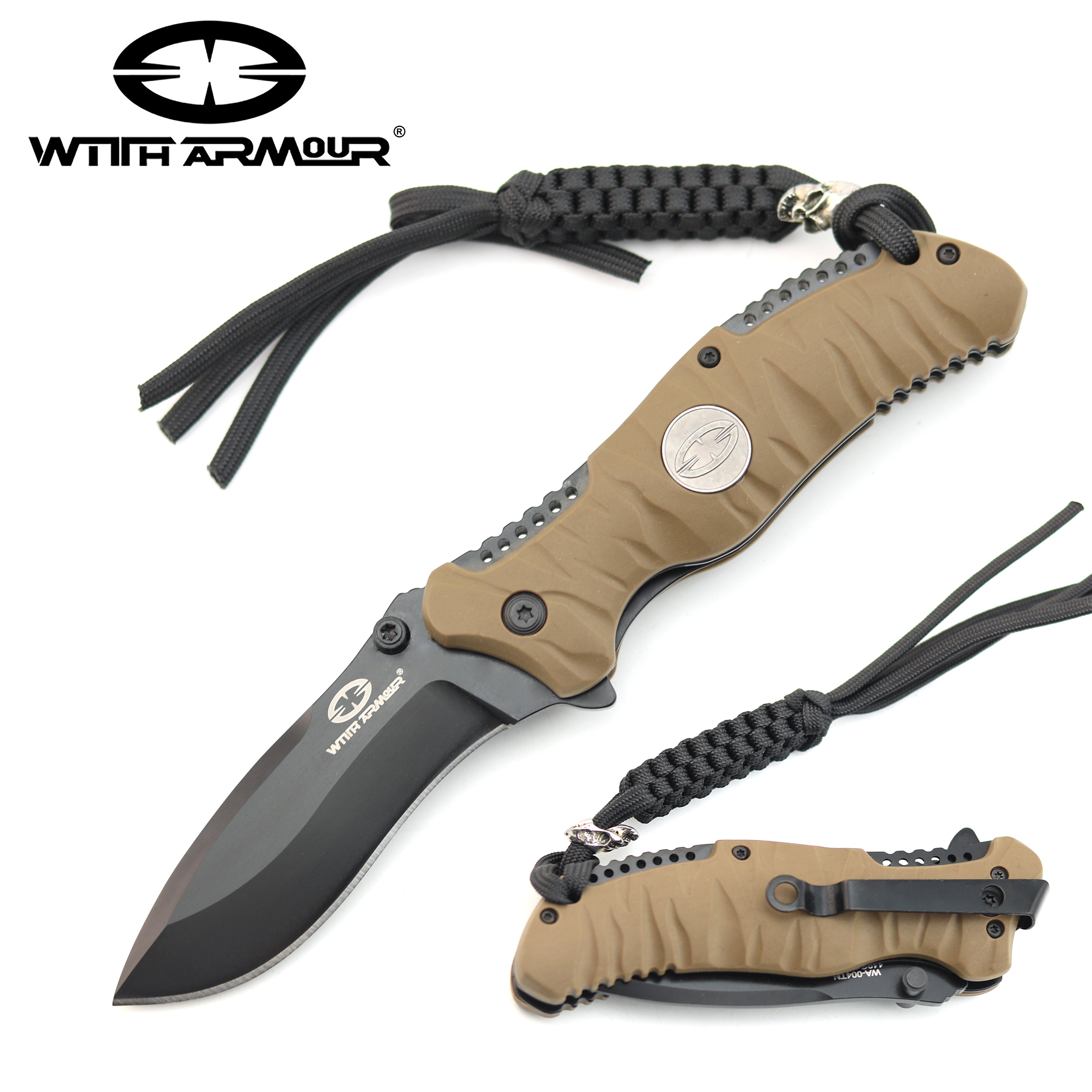 DEM1 (WA-051BK) 3 inch pocket knife closed edc keychain knife – Witharmour