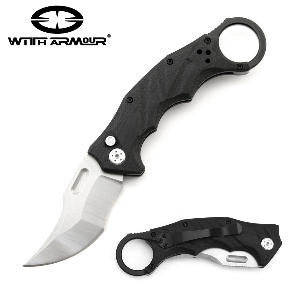 WA-040BK-Black Lynx - 5 inch pocket knife
