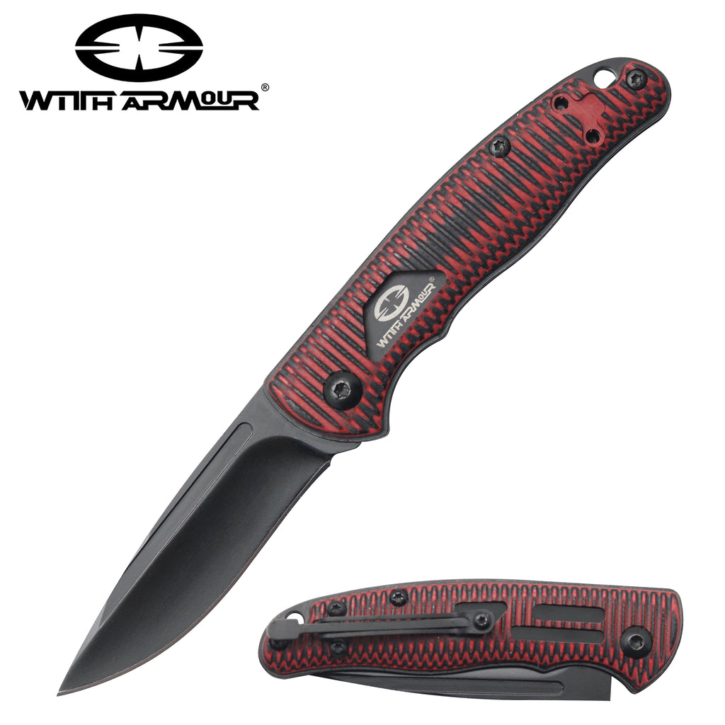 WA-095RG-Coral -  3.5 inch pocket knife