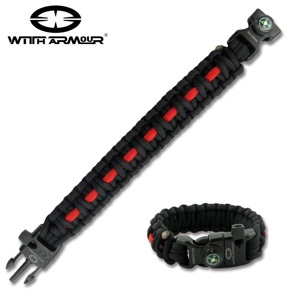WA-026BK-Paracord Bracelet - Accesorises