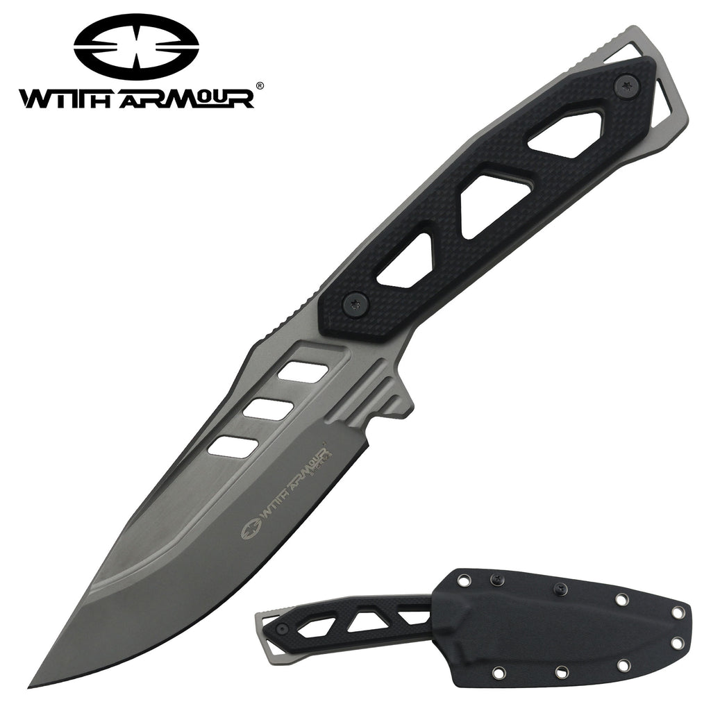 WithArmour Ti-Tank Fixed Blade Knife with G10 Handle and Kydex Sheath